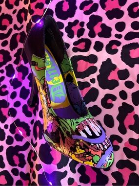 Y2k mcbling edgy demonia zombie high heel pumps